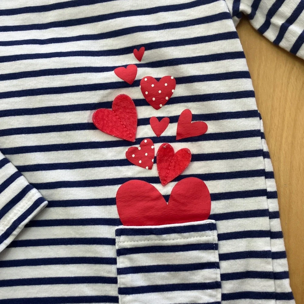 Butterfly‎ and Striped Kids Tops Set size 4 Carters and Belle du Jour